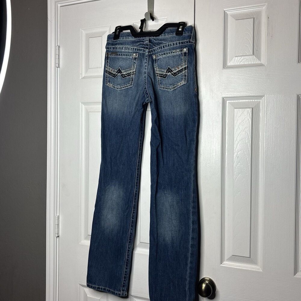 Ariat Boys 16 Slim B5 Bootcut Jeans Medium Wash Western - Picture 2 of 10